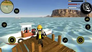 Stickman Rope Hero (By Naxeex LLC) Survivor Injury Android Gameplay HD