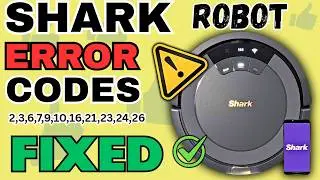 Error Codes, Their Meanings and Solutions on Shark AI Ultra Robot Vacuum Cleaner | Devicessetup