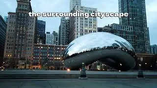 Cloud Gate / The Bean of Chicago an  iconic architecture modern  #chicagotravel #thebean #cloudgate