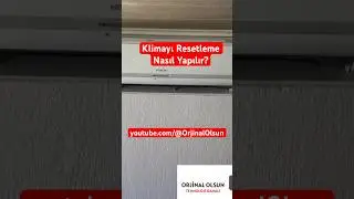 Klima resetleme nasıl yapılır #klima #airconditioningservice #temizlik #diy #home #airconditioner
