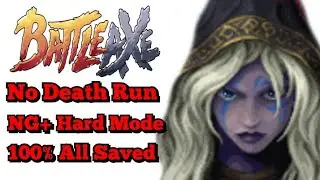 Battle Axe - No Death Run - New Game + / Hard Mode - 100% All Humans Saved - Fae