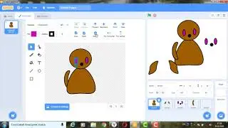 Программирование на scratch. Собачка анимация цветов