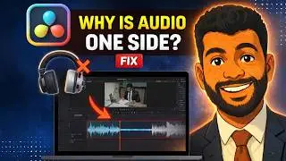 How to Fix Audio Only Playing in One Ear in DaVinci Resolve 20