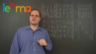 Linear Algebra 11u: Two Interesting Matrix Product Examples
