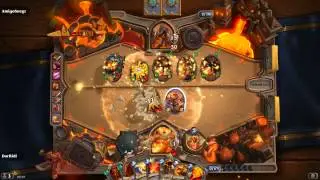 Hearthstone потасовка Рагнарос против нефариана 1