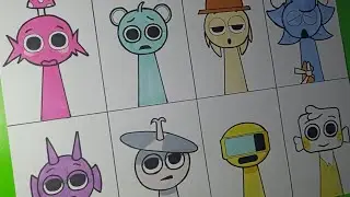 How To Drawing Incredibox Sprunki Love Couple PART 2