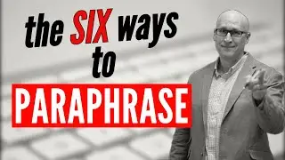 How to Paraphrase in English Academic Writing