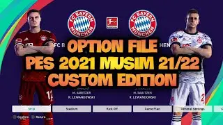 PES 2021 - OPTION FILE UPDATE PES 2021 PS4 PS5 SUMMER 2021