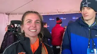 NCAA D1 Cross Country National Championships post race interview with Oklahoma State's Natalie Cook
