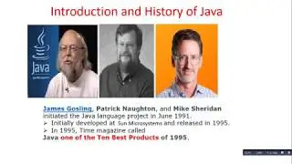 Basics of #Java - Introduction and history of Java