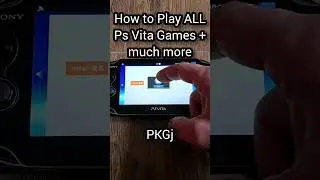 Play ALL Ps Vita Games + Much More with PKGj 