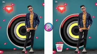 Instagram likes viral photo editing in PicsArt 2021 | circle stretch photo editing in PicsArt 2021
