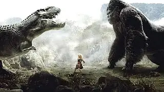 Kong vs T-Rex Fight Scene - KING KONG model project art and craft.