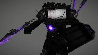 Titan Tv man battle's with juggernaut [Prisma 3D]