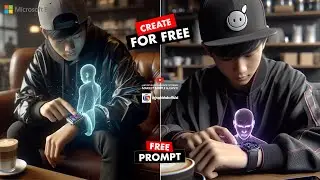AI Hologram Tutorial - Microsoft bing - Create For FREE - No Photoshop - Graphic Hub
