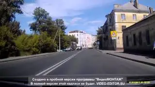 Машина убежала от хозяйки блондинки / the car ran away from blondes
