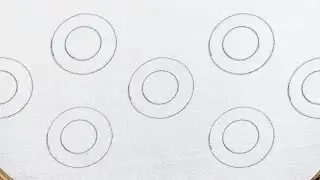 New Double Circle All Over Motif for Dress Filling (Hand Embroidery)