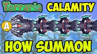 Terraria Calamity Mod How To Summon ASTRUM DEUS BOSS (2024) / Terraria how get Astrum Deus spawner