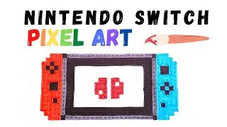 Pixel Art - How to Draw a NINTENDO SWITCH!