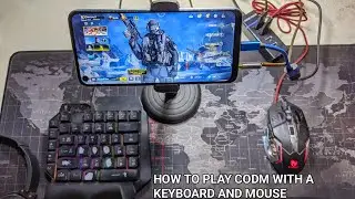 How to play CODM with a keyboard and mouse on an Android phone