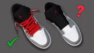 HOW TO LOOSE LACE NIKE AIR JORDAN 1 LOW | Air Jordans Lace Style