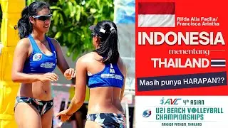 AVC U21 BEACH VOLLEYBALL CHAMPIONSHIPS 2021| WOMEN's INDONESIA🇮🇩 VS 🇹🇭 THAILAND 1 HIGHLIGHT