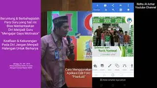 PixelLab Cara edit foto ucapan - Tutorial