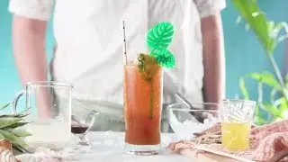 Caribbean Rum Swizzle | Coastal Living