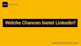 Welche Chancen bietet Linkedin?