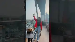 A Glimpse of the Coastal Road from EbonyLife Place Rooftop