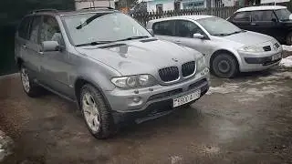 ЗАМЕНА ЗАДНЕГО ПНЕВМОБАЛЛОНА Bmw x5 e53
