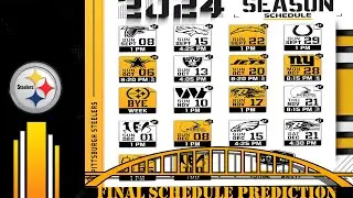 Pittsburgh Steelers 2024 final schedule prediction