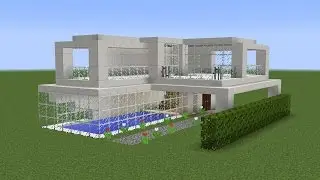 Minecraft - How to build a modern vacation house