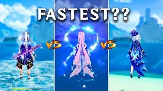 FURINA Is The FASTEST on Water?? Furina Speed Comparison [Genshin Impact]