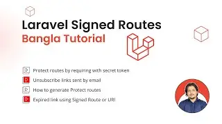 Laravel signed routes tutorial in Bangla
