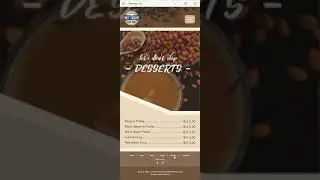 Cafe Website Mockup (Adobe XD)