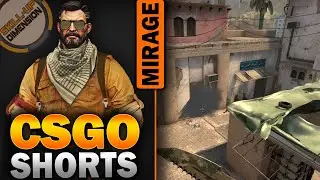 MUST KNOW B WINDOW SMOKE | MIRAGE | CSGO SHORTS