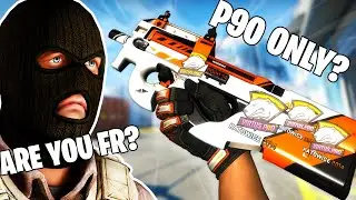 P90 ONLY Challenge in CSGO!