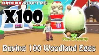 🎮 Buying 100 Woodland Eggs - ADOPT ME! #66