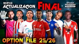 New Update / Option File FINAL September 2026 ALL UPDATED / TUTORIAL / PES 2021