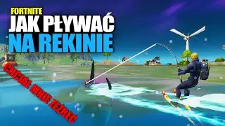FORTNITE jak pływać na REKINIE - Jak OSWOIĆ REKINA ? XD Chciał mnie ZEŻREĆ !! Konkurs Karnet Bojowy!