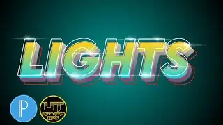 Text Light Effect in Pixellab Tutorial || How to create light text effect || Uragon Tips