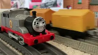 My custom trackmaster updated eagle the red engine