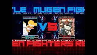 Mugen (Request) Team Homer Simpson Vs Team Rare Akuma
