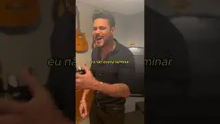 Música:Eu não queria terminar.Já está disponível no YouTube!Corre lá Galera!!