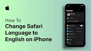 How to Change Safari Language to English on iPhone