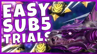 Dauntless Shadowtouched Drask trials - EASIEST sub 5 build and guide