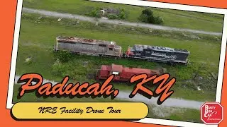 Drone Tour of 99 Year Old NRE Paducah Facility - Built By Illinois Central in 1925