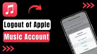 How To Logout Of Your Apple Music Account !