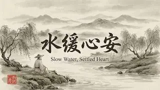 冥想療癒中國風音樂《水缓心安》(Slow Water, Settled Heart)｜2小時禪意音樂｜無鼓點｜古箏・竹笛 (Guzheng & Dizi)｜Chinese Zen Music